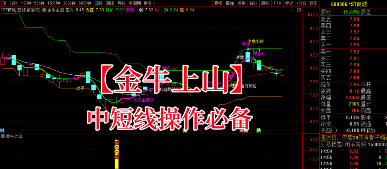 金钻【金牛上山】套装-中短线适用