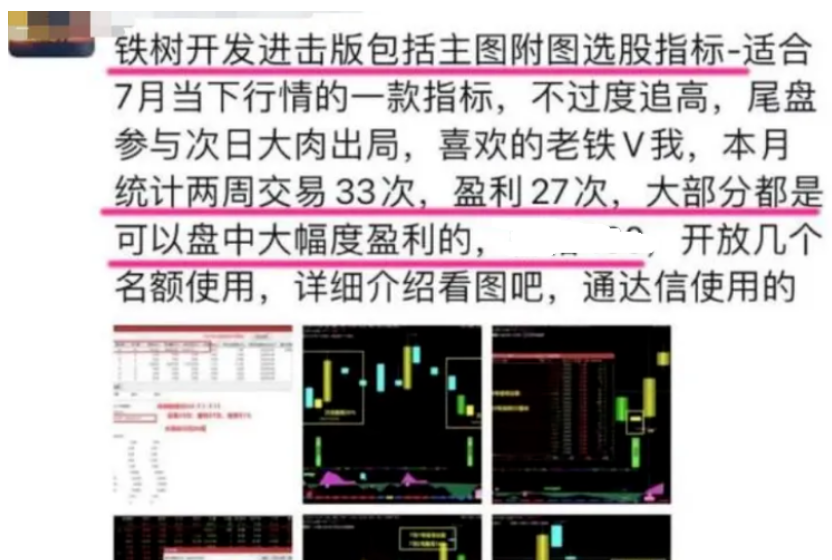 铁树开花进击版尾盘高胜率今买明卖指标手机通用1主+2副+1选