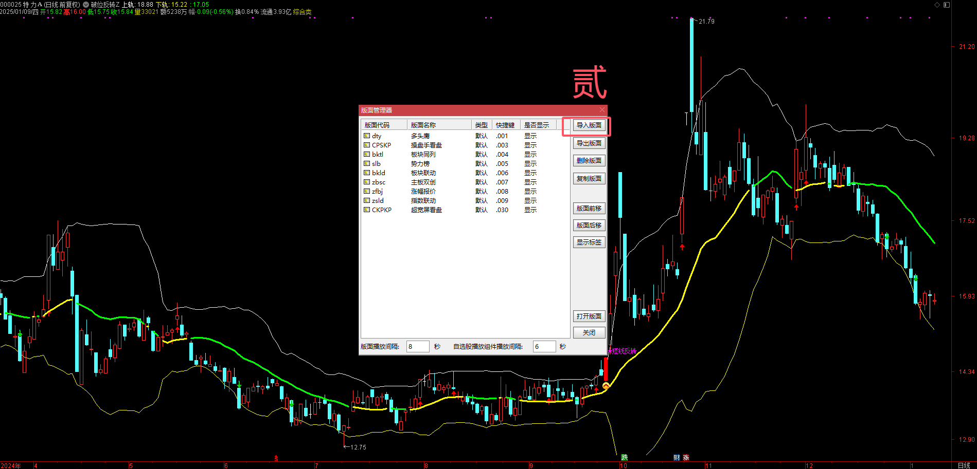 通达信版面【连板联动】龙头股强势股，一目了然。