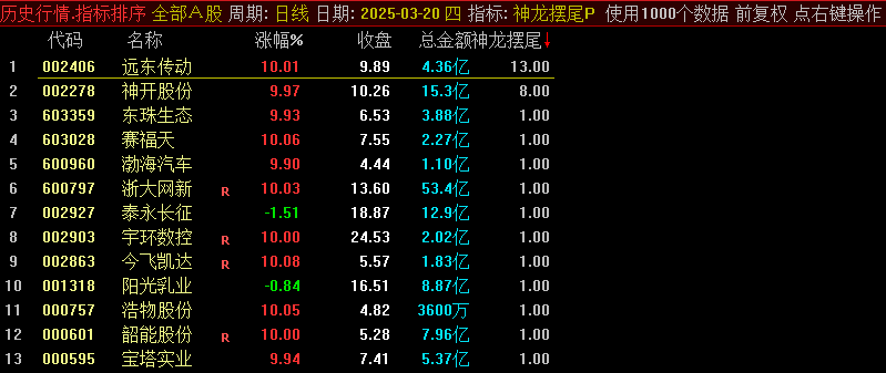 【神龙摆尾竞价排序】揭秘通达信隐藏算法:这个排序指标如何优化你的早盘分析? 【神龙摆尾竞价排序】揭秘通达信隐藏算法:这个排序指标如何优化你的早盘分析?
