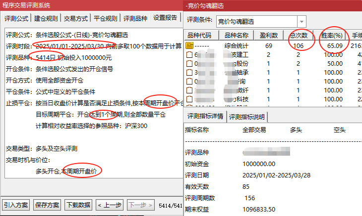 【干货分享】短线低吸神器：【竞价钩魂翻】指标，副图排序，选股，竞价使用，可历史回测，手机电脑通达信通用