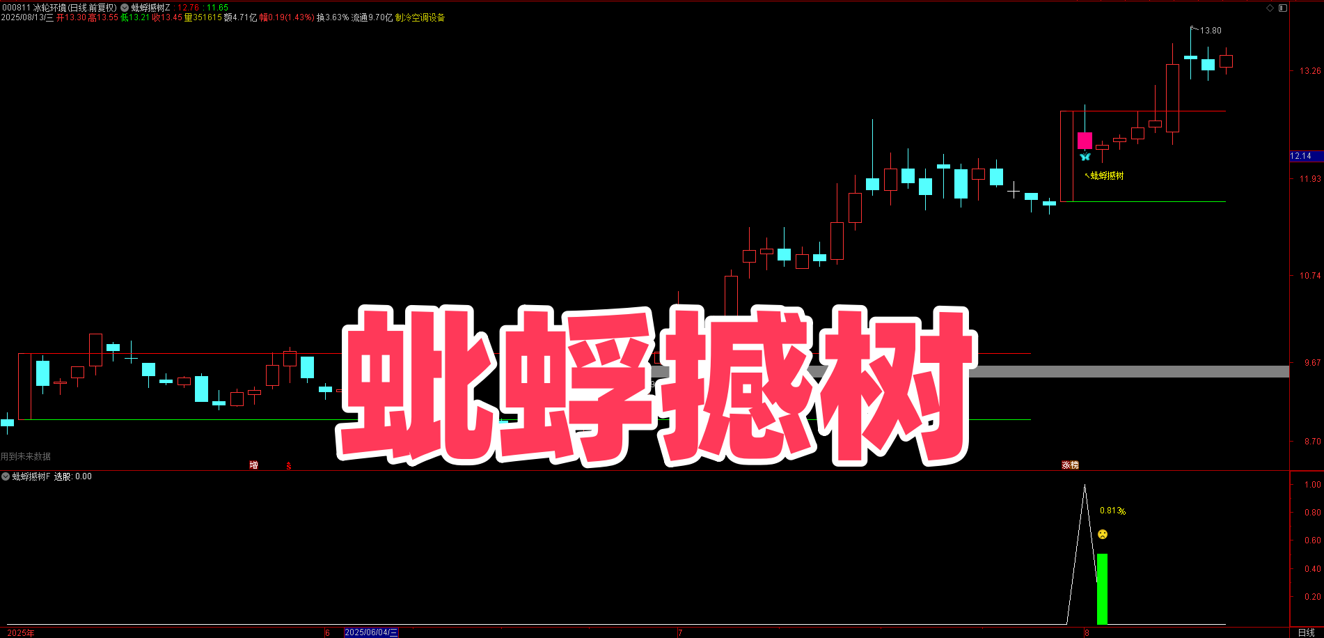 5 年验证！【蚍蜉撼树】强势追涨思路，追涨后连板概率超80%